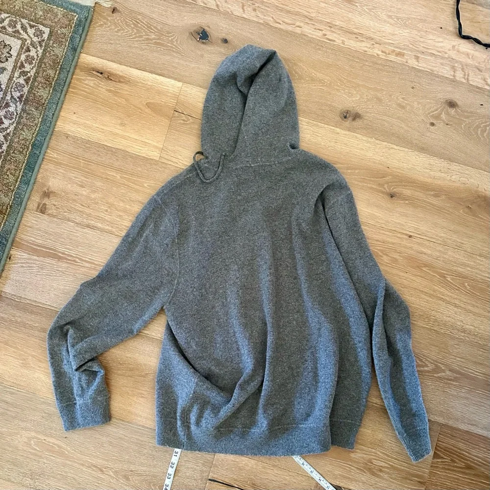 Mens Michael Kors Cashmere Zip Hooded Sweater